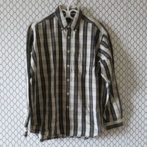 Polo Ralph Lauren Plaids Checks Button Down Long Sleeve Shirt - Size Large